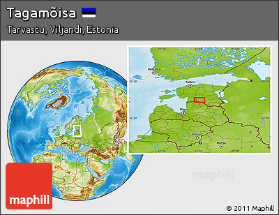 Physical Location Map of Tagamõisa
