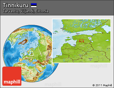 Physical Location Map of Tinnikuru