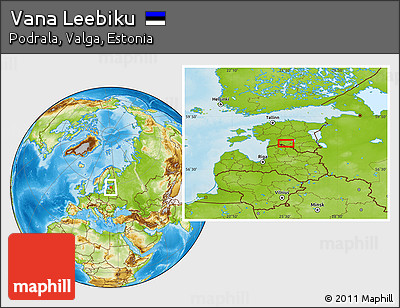 Physical Location Map of Vana Leebiku