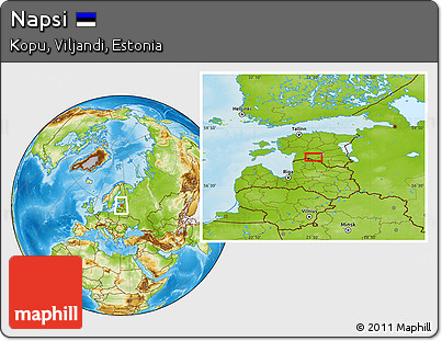 Physical Location Map of Napsi