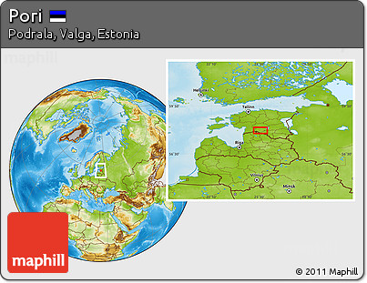 Physical Location Map of Pori
