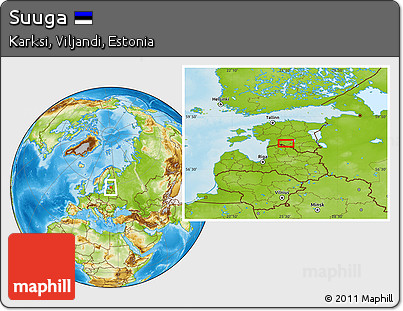 Physical Location Map of Suuga