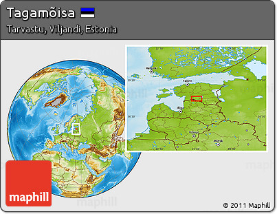 Physical Location Map of Tagamõisa