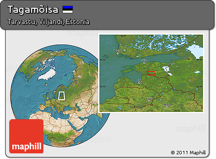 Satellite Location Map of Tagamõisa