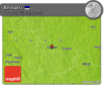 Physical Map of Anikatsi