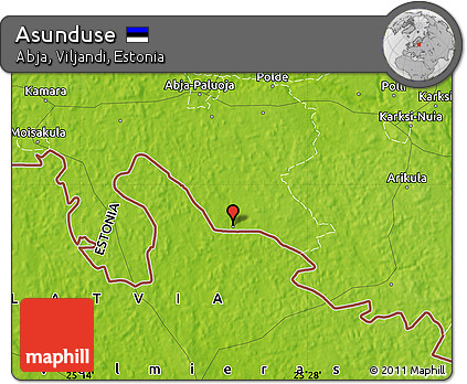 Physical Map of Asunduse
