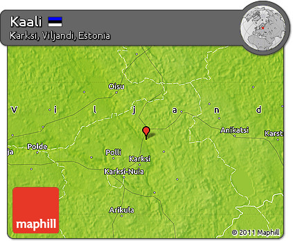 Physical Map of Kaali