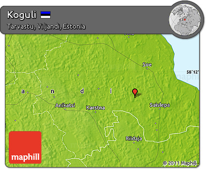 Physical Map of Koguli