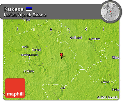 Physical Map of Kukese