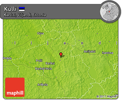 Physical Map of Kulli