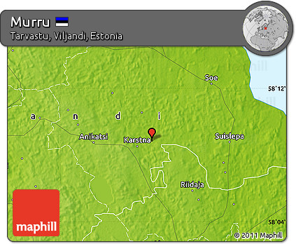 Physical Map of Murru