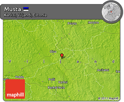 Physical Map of Musta