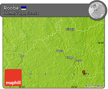 Physical Map of Roobe