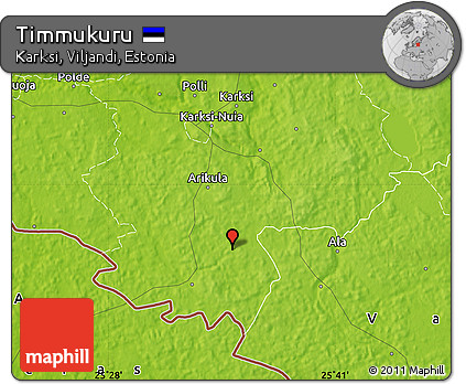 Physical Map of Timmukuru