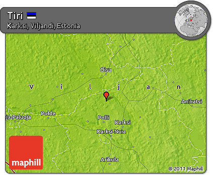 Physical Map of Tiri