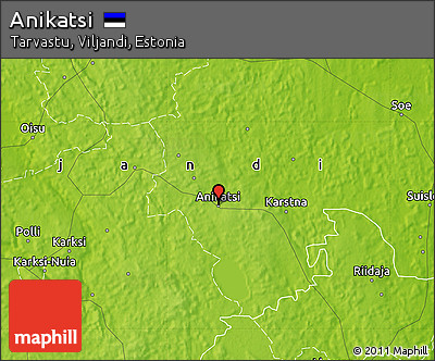 Physical Map of Anikatsi