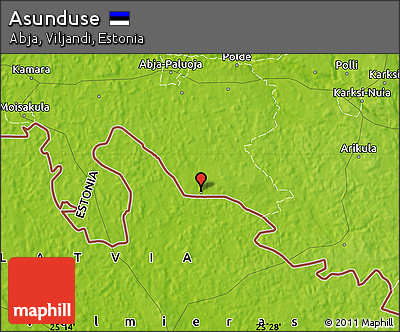 Physical Map of Asunduse