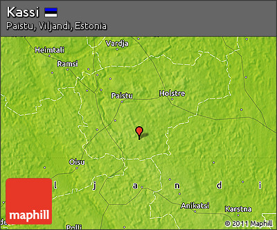 Physical Map of Kassi