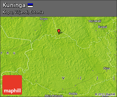 Physical Map of Kuninga