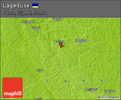 Physical Map of Lageduse