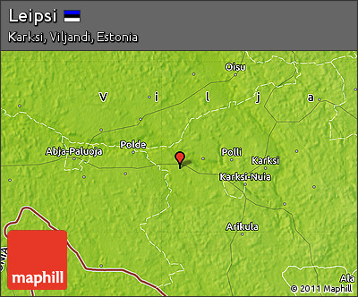 Physical Map of Leipsi