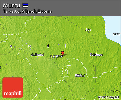 Physical Map of Murru