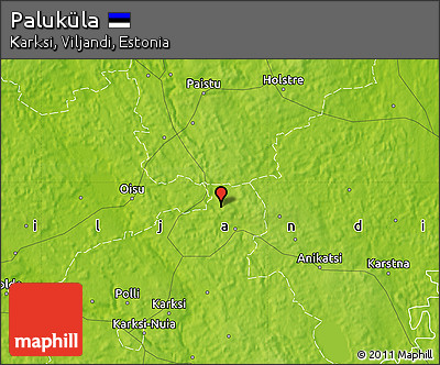Physical Map of Paluküla