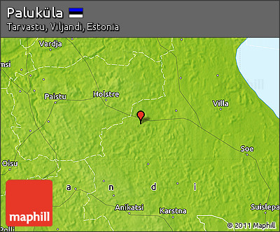 Physical Map of Paluküla