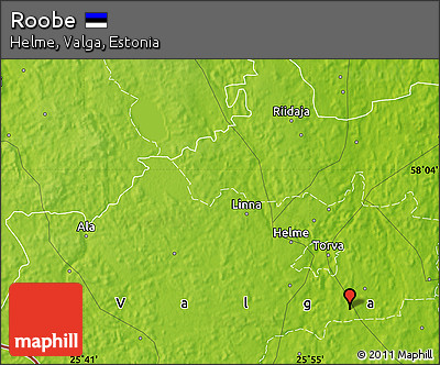 Physical Map of Roobe
