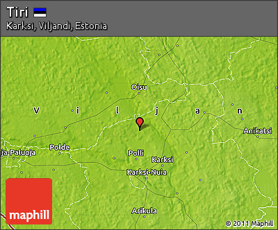 Physical Map of Tiri