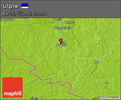 Physical Map of Ülpre