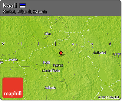 Physical Map of Kaali