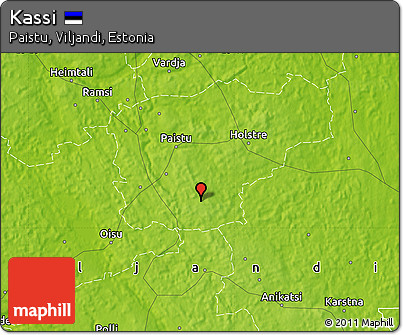 Physical Map of Kassi