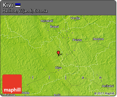 Physical Map of Kivi