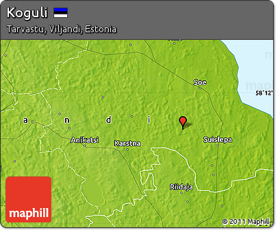 Physical Map of Koguli