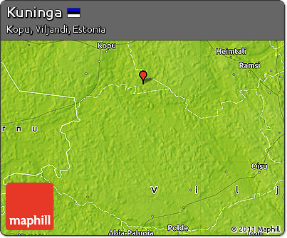 Physical Map of Kuninga