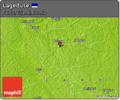 Physical Map of Lageduse