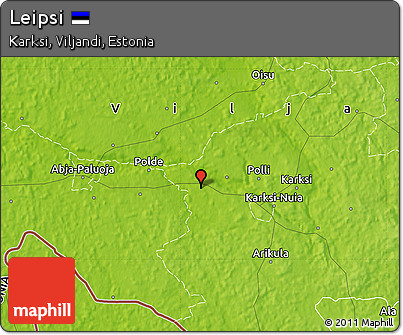 Physical Map of Leipsi