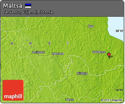 Physical Map of Maltsa