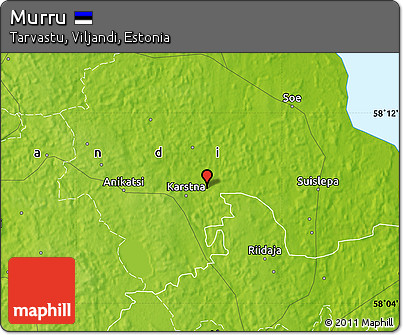 Physical Map of Murru