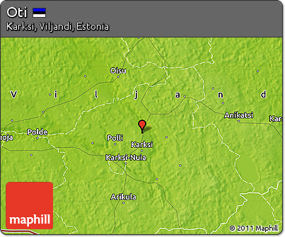 Physical Map of Oti