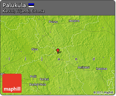 Physical Map of Paluküla