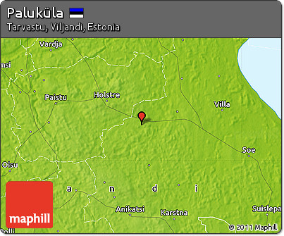 Physical Map of Paluküla