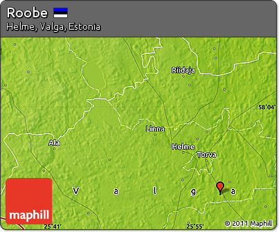 Physical Map of Roobe