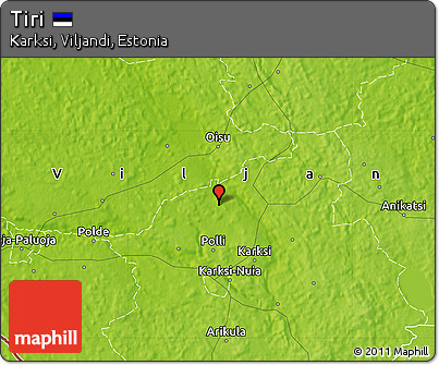 Physical Map of Tiri