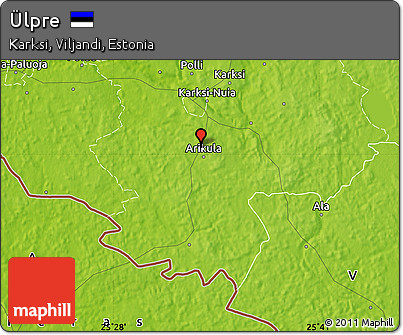 Physical Map of Ülpre