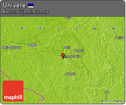 Physical Map of Univere
