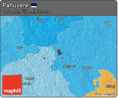Political Map of Pahuvere