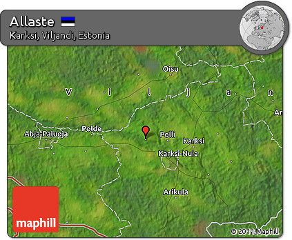 Satellite Map of Allaste