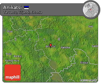 Satellite Map of Anikatsi